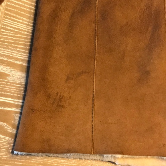 Authentic Shearling leamskin leather Coat in size 12-14 - Picture 11 of 15